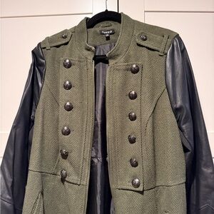 Torrid Olive and Black Utility Jacket